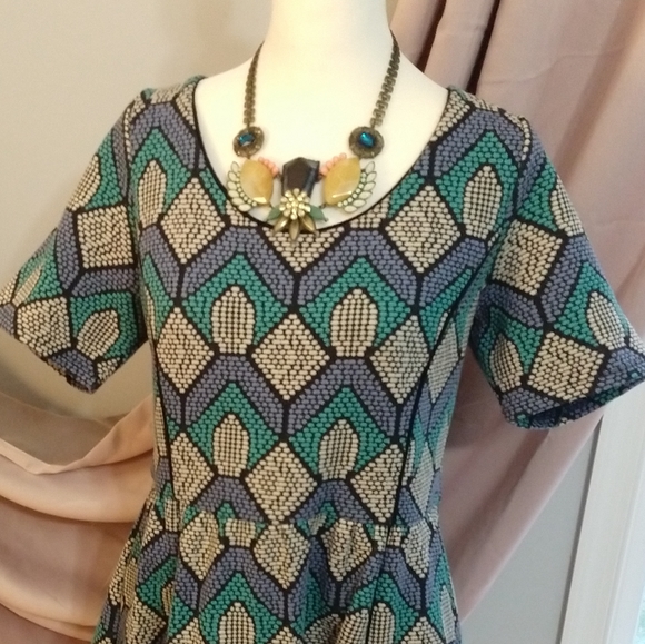 🆕Anthropologie🌷Jacquard A-Line Dress - Picture 2 of 12